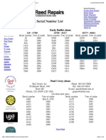 Double Reed Serial Numbers