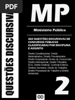 #MP - Ministério Público - 360 Questões Discursivas (2016) - Questões Discursivas-1