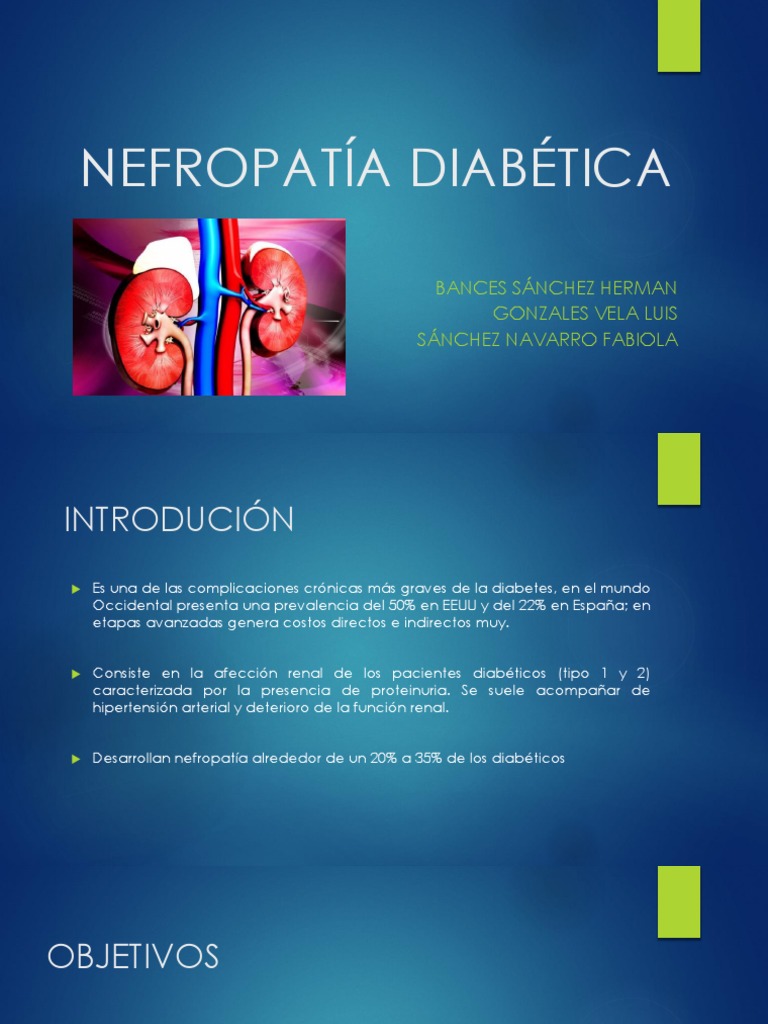nefropatiadiabetica Diabetes mellitus Enfermedades y trastornos