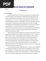 Contoh Laporan Supervisi Akademik
