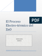 Proceso Electro Termico Del Zinc