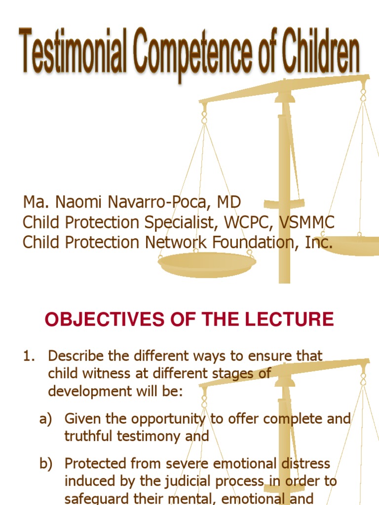 Child Witness Testimony and Development | PDF | Memory | Witness