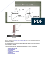 Process Parameters of Abrasive Jet Maching