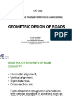 EAT 360 Highway & Transportation Engineering