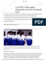 Ensayos de La OCDE y Pisa Están Dañando La Educación en Todo El Mundo - Los Académicos