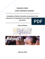 Evaluation of Online Formative Assessmen