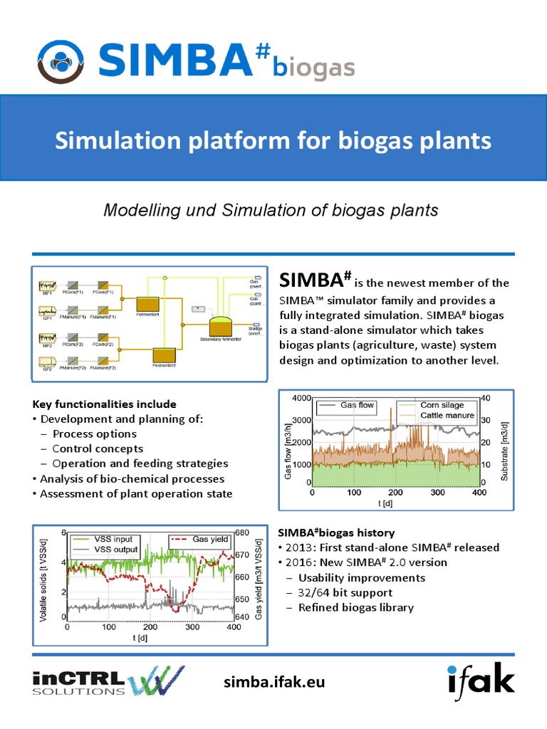 Simba B en Inctrl Ver4 | PDF | Biogas | Simulation