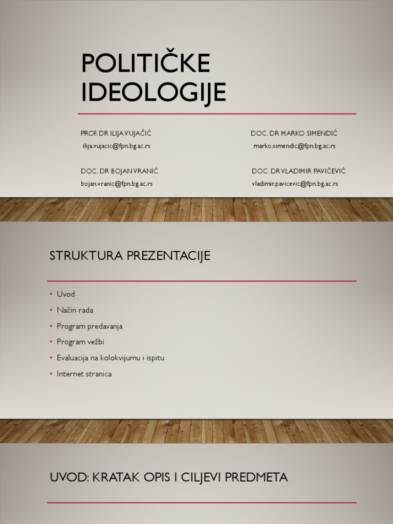 Uvodno Predavanje 2017 | PDF
