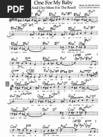0814 Frank Sinatra One For My Baby Pdf