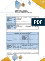 Guía Fase 2 - Identidad Personal y Construcción de Mi Sentido de Vida