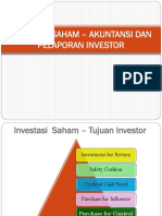 Investasi Saham - Akuntansi Dan Pelaporan Investor