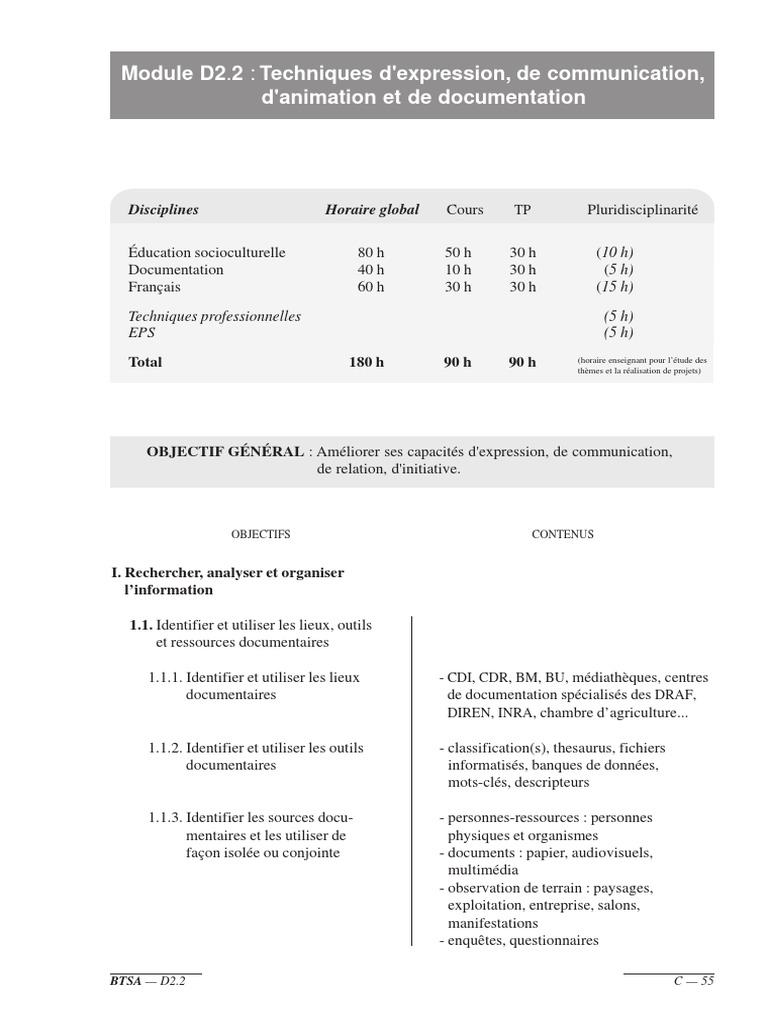 Techniques de communication et expression | PDF | Pédagogie | la ...