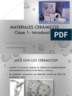 U4 - Clase 1 - Materiales Cerámicos