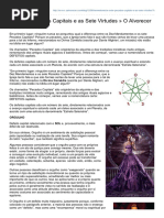 Os Sete Pecados Capitais e as Sete Virtudes - O Alvorecer