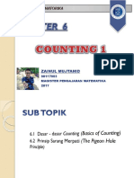 Kombinatorika Counting 1 Zainul Mujtahid 90117003