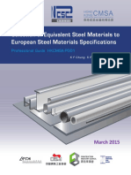 Selection of Equivalent Steel Materials To European Steel Materials Specifications