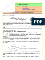 Snake Cube: Ways To The Solution The Solution in 17 Steps Twelve Cubes Snake Cube On The Internet To The Main Page