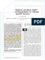 'Heavy Shadows and Black Night' - Disease and Depopulation in Colonial Spanish America