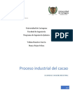 Proceso Industrial Del Cacao