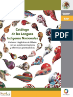 Catalogo Lenguas Indigenas PDF