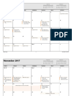 2017 4th Quarter MBA Calendar