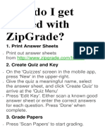 How Do I Get Started With ZipGrade