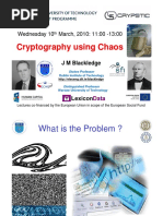 Cryptography Using Chaos