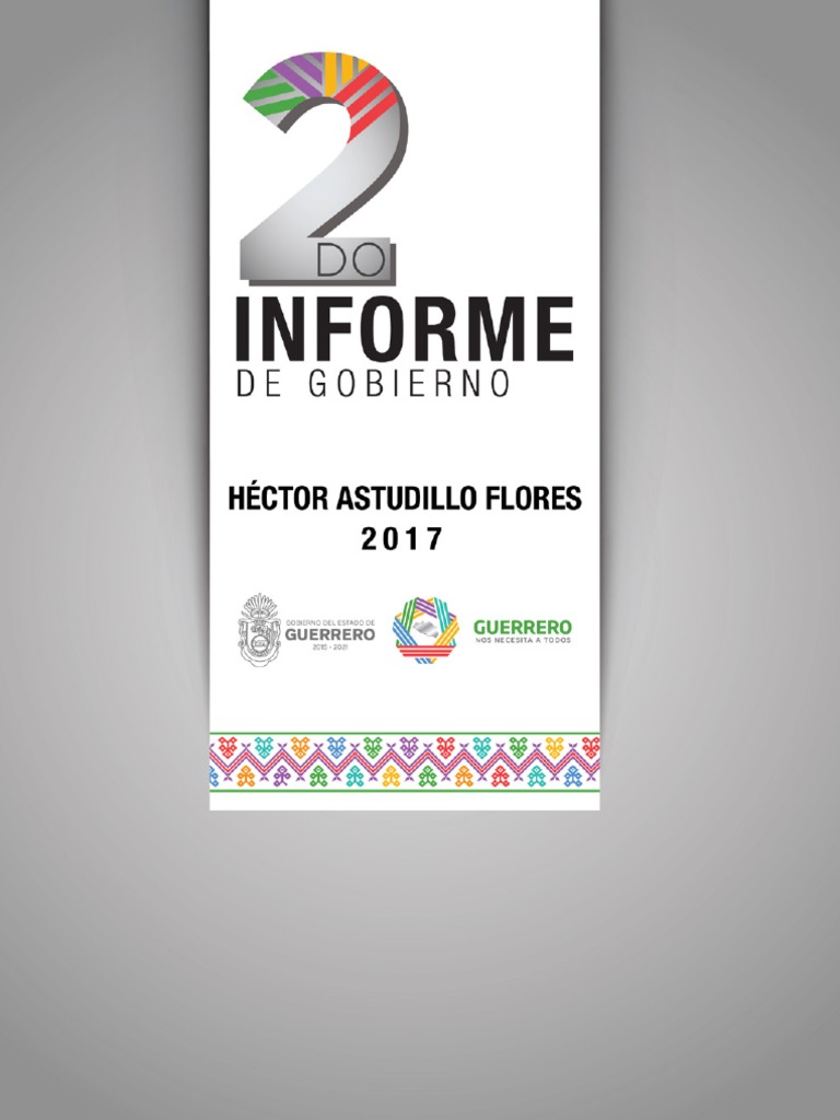 Héctor Astudillo Segundo Informe de Gobierno | PDF | México | Gobierno