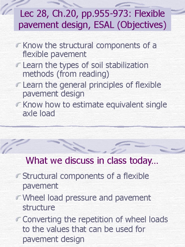 ESAL in Flexible Pavement Design | PDF | Road Surface | Truck