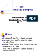 Related Samples T Test Lecture