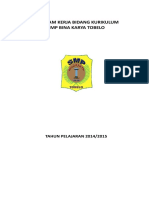 Proker Kurikulum SMP BK 2014 - 2015
