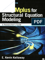 Kelloway, E. Kevin Using Mplus For Structural Equation Modeling A Researchers Guide
