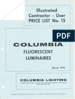 Columbia Lighting Illustrated Contractor & User Price List 3-70