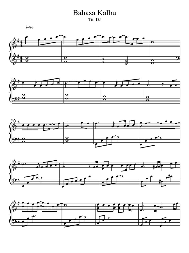 Titi Dj Bahasa Kalbu