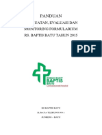 Panduan Pembuatan, Evaluasi Dan Monitoring Formularium 2015