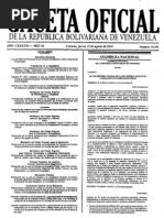 Gaceta Oficial Nº39.491 | PDF
