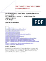 Steps in Normalization - RDBMS