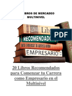 20 Libros Mercado Multinivel