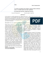 Response of folier spray of zinc on quality and economic return of wheat (Triticum aestivum L.) varieties under late sown conditions