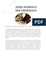 Influenţa scrisului asupra creierului.docx