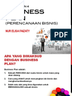 Pertemuan 4 - Business Plan