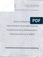 Guías de Operación para Usuarios de Los Servicios de TI PDF