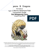 D&D 5th Ed Conversion Age of Worms the Whispering Cairn