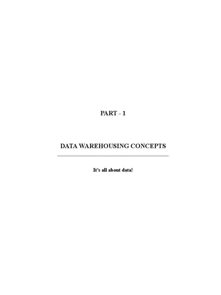 DWH & Data Modeling | PDF | Data Warehouse | Databases