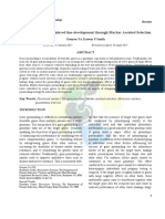 Gene pyramiding for inbred line development through Marker Assisted Selection