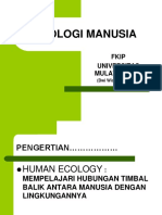 Ekologi Manusia