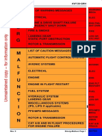 MFD & PFD Warning - Caution Sheet Aw139 | PDF | Aviation | Avionics