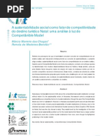 A sustentabilidade social como fator de competitividade do destino turístico Natal