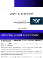 SOLAR ENERGY CHAP5