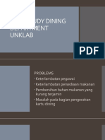 Case Study Dining Department Unklab